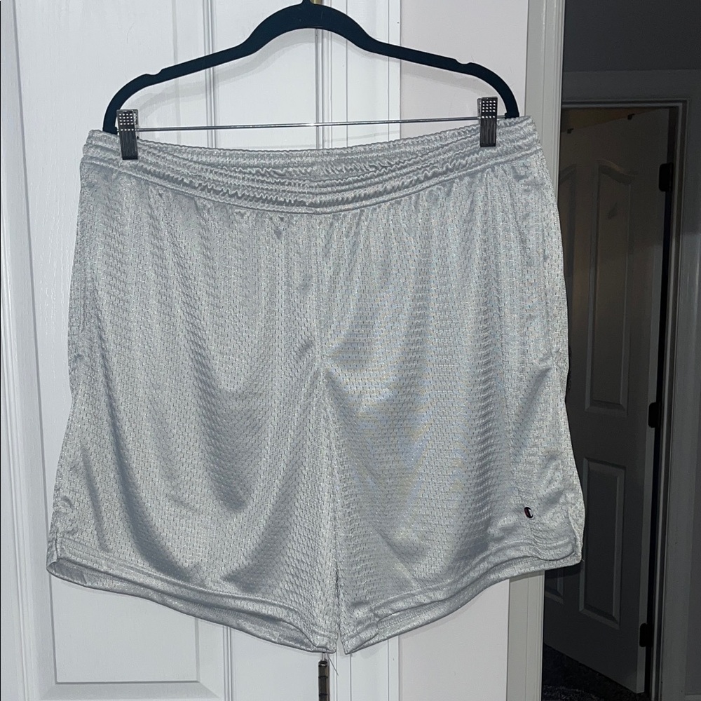 Champion light gray mesh athletic shorts Size XL